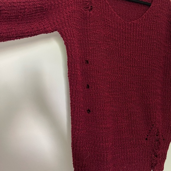 Oversized red sweater - Umgee size S - Picture 4 of 5